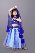 Girls Party Wear Lehenga, Choli and Dupatta Set