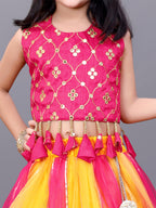 Girls Party Wear Lehenga, Choli and Dupatta Set