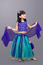 Girls Party Wear Lehenga, Choli and Dupatta Set