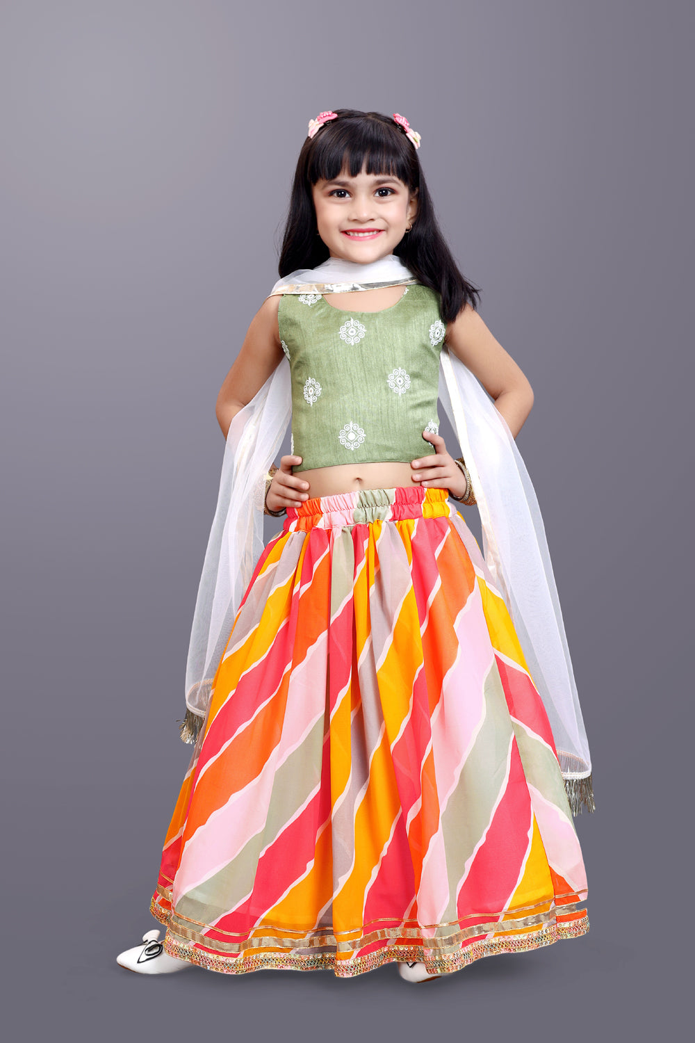 Funky Lehenga Choli and Dupatta Set