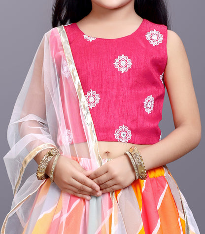 Funky Lehenga Choli and Dupatta Set