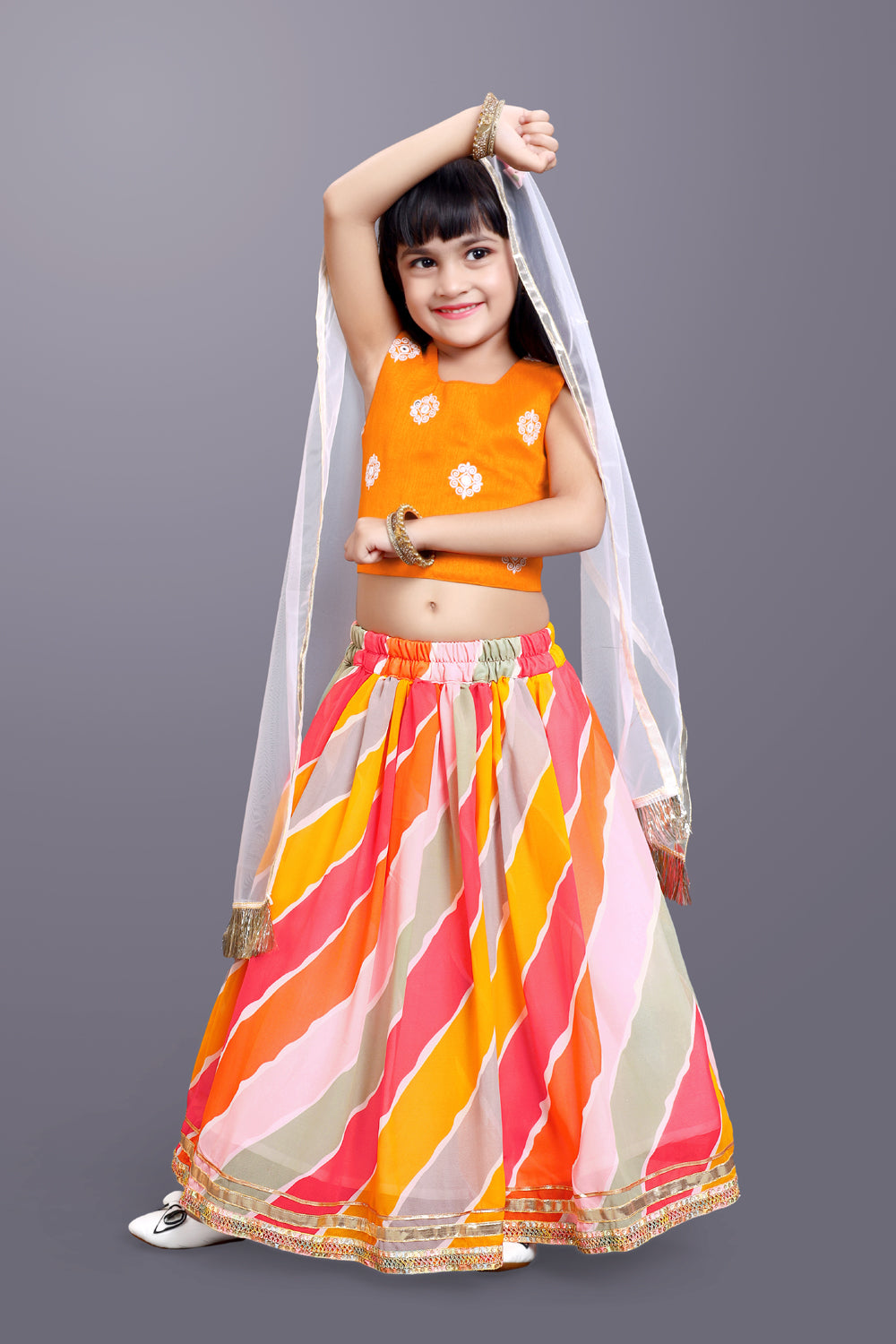 Funky Lehenga Choli and Dupatta Set