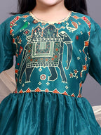 Girls Digital Print Lehenga Choli and Dupatta Set