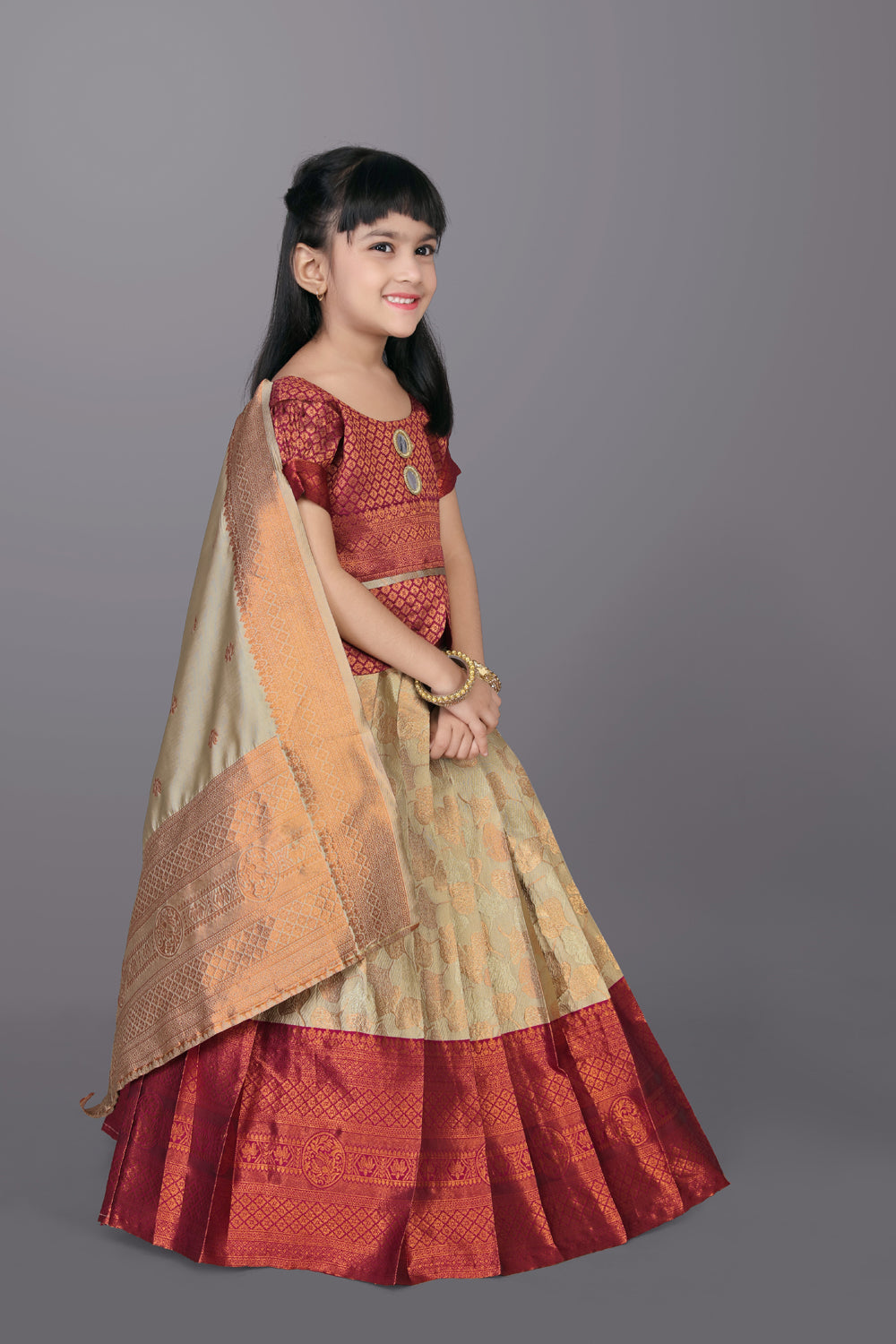 Girls High Quality Lehenga Choli with Dupatta – Festive Ethnic Wear