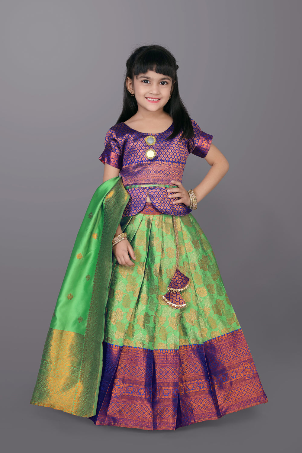 Girls High Quality Lehenga Choli with Dupatta – Festive Ethnic Wear