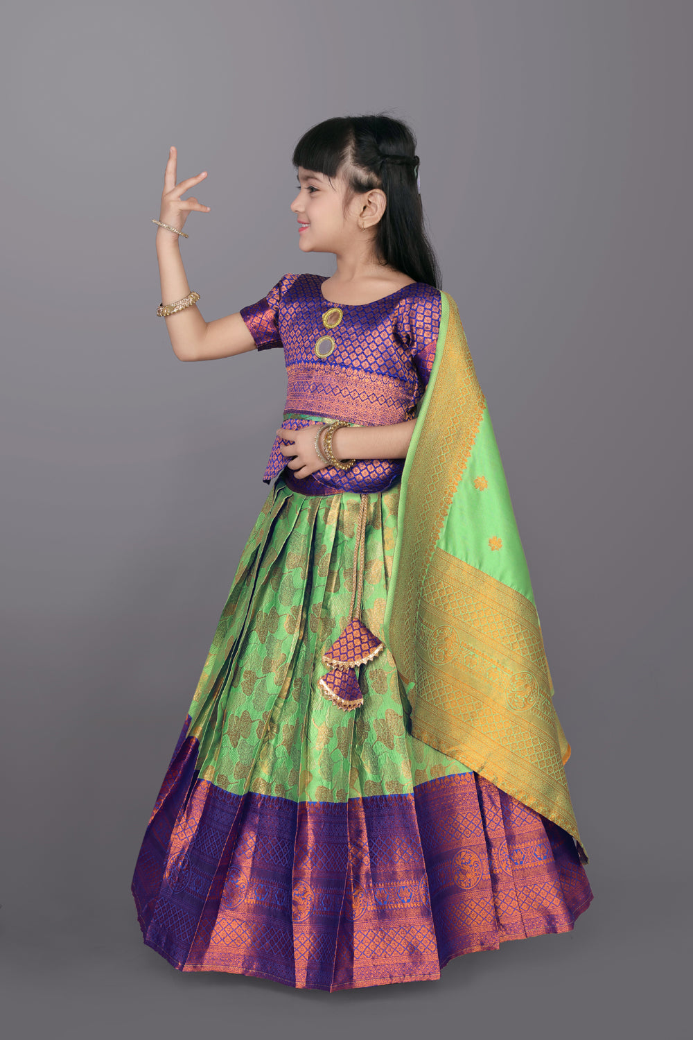 Girls High Quality Lehenga Choli with Dupatta – Festive Ethnic Wear