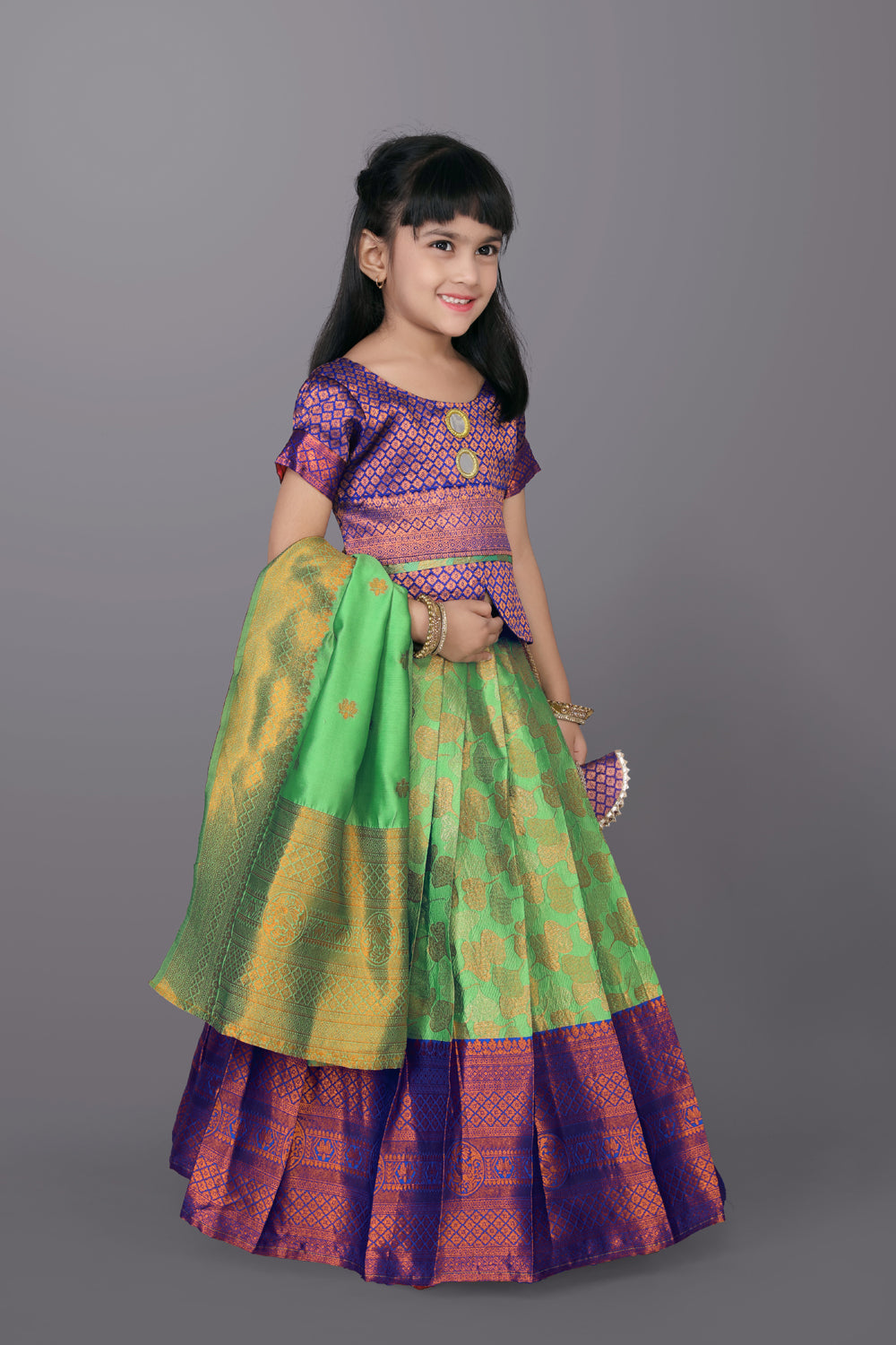 Girls High Quality Lehenga Choli with Dupatta – Festive Ethnic Wear