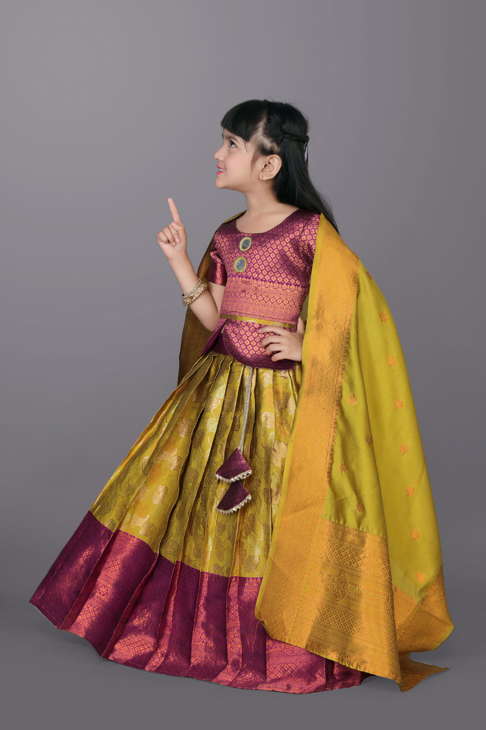 Girls High Quality Lehenga Choli with Dupatta – Festive Ethnic Wear
