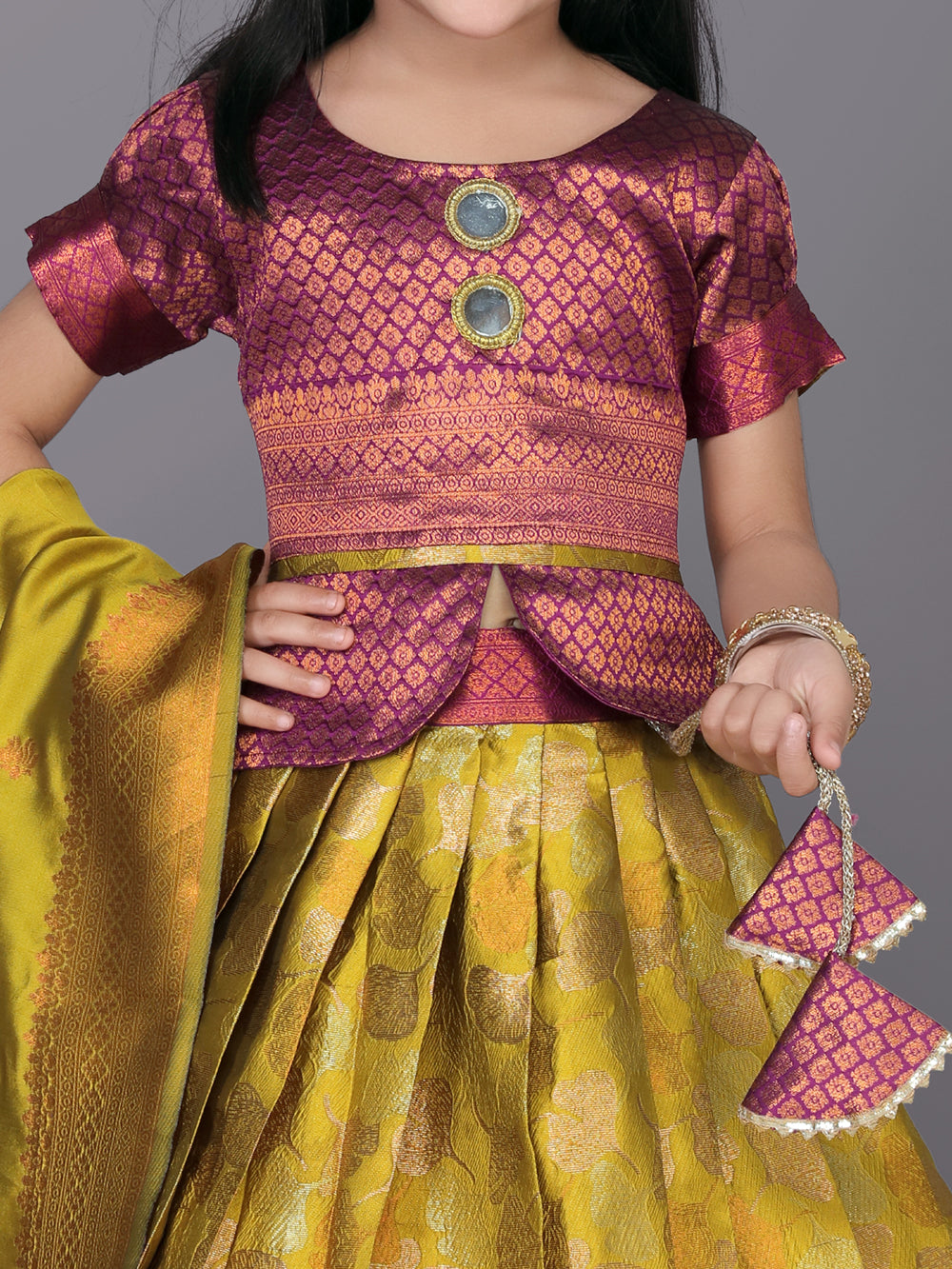 Girls High Quality Lehenga Choli with Dupatta – Festive Ethnic Wear