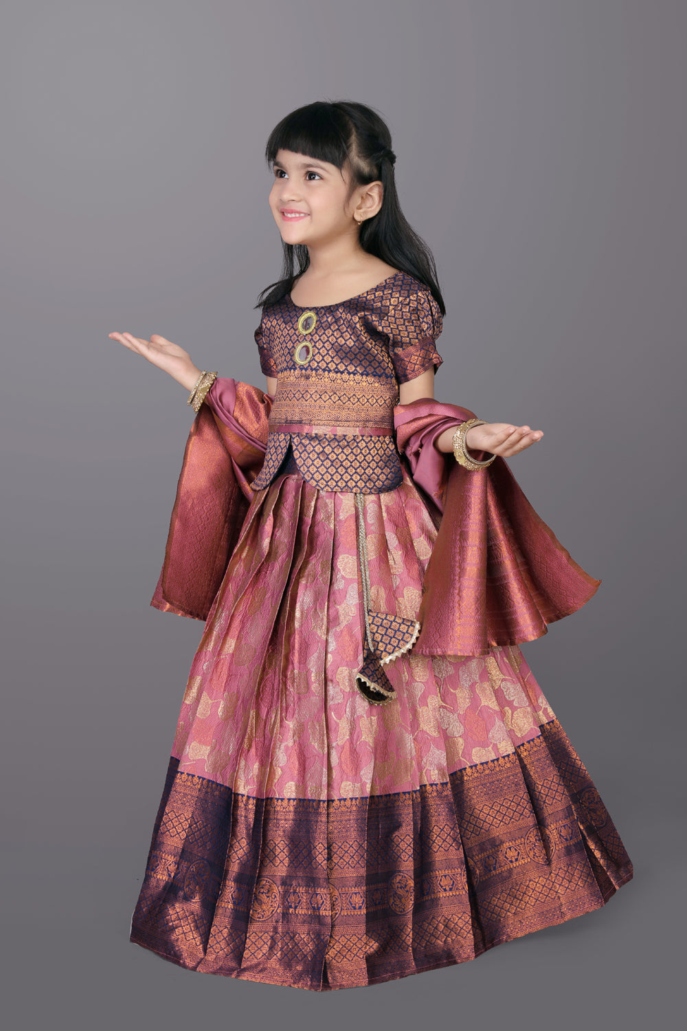 Girls High Quality Lehenga Choli with Dupatta – Festive Ethnic Wear