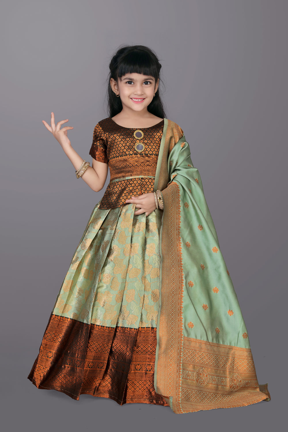 Girls High Quality Lehenga Choli with Dupatta – Festive Ethnic Wear