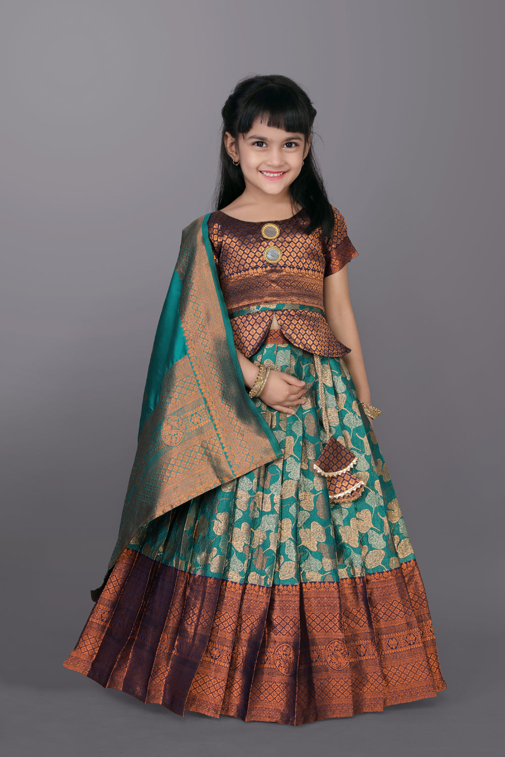 Girls High Quality Lehenga Choli with Dupatta – Festive Ethnic Wear