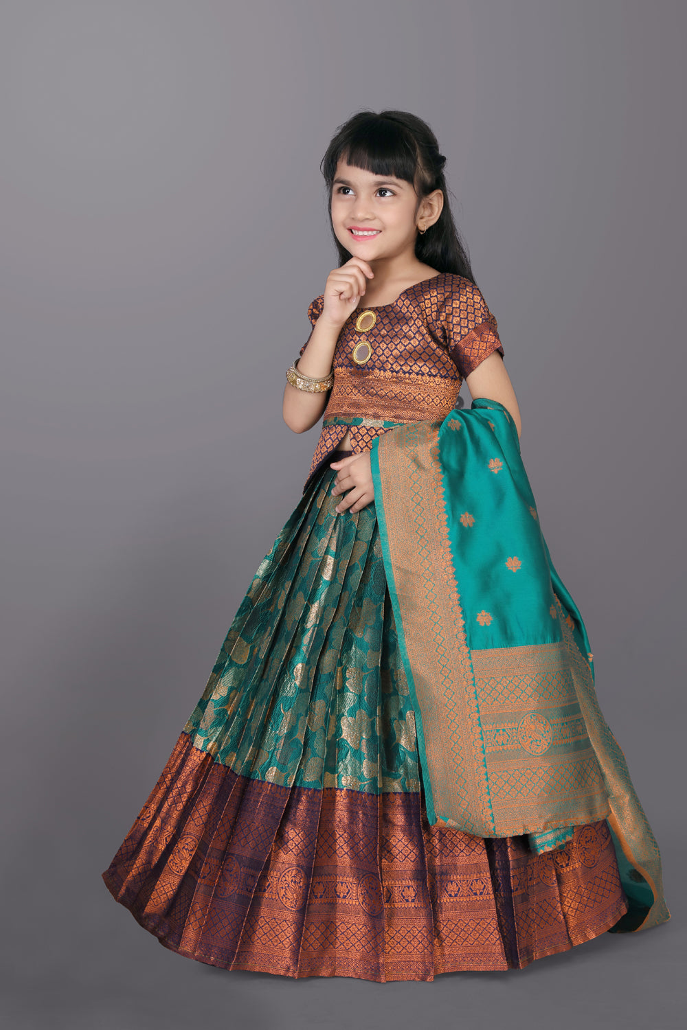 Girls High Quality Lehenga Choli with Dupatta – Festive Ethnic Wear