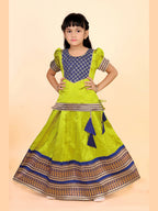 Baby girls printed lehenga choli set festive ethnic wear