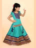 Baby Girls Printed Lehenga Choli Set – Festive Ethnic Wear