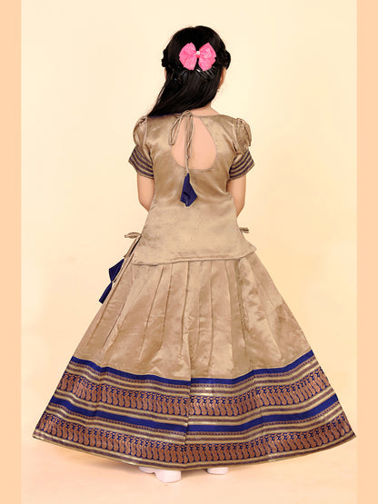 Baby Girls Ethnic Wear Printed Lehenga Set