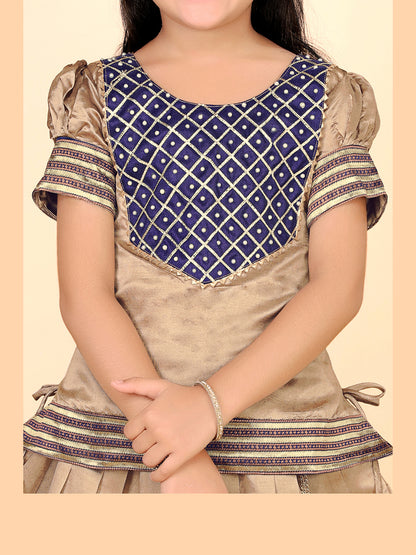 Baby Girls Ethnic Wear Printed Lehenga Set