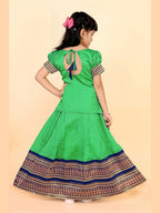 Baby Girls Printed Lehenga Choli Set – Festive Ethnic Wear