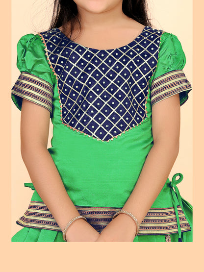 Baby Girls Ethnic Wear Printed Lehenga Set