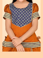 Baby Girls Printed Lehenga Choli Set – Festive Ethnic Wear