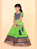 Baby Girls Printed Lehenga Choli Set – Festive Ethnic Wear