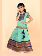 Baby Girls Printed Lehenga Choli Set – Festive Ethnic Wear