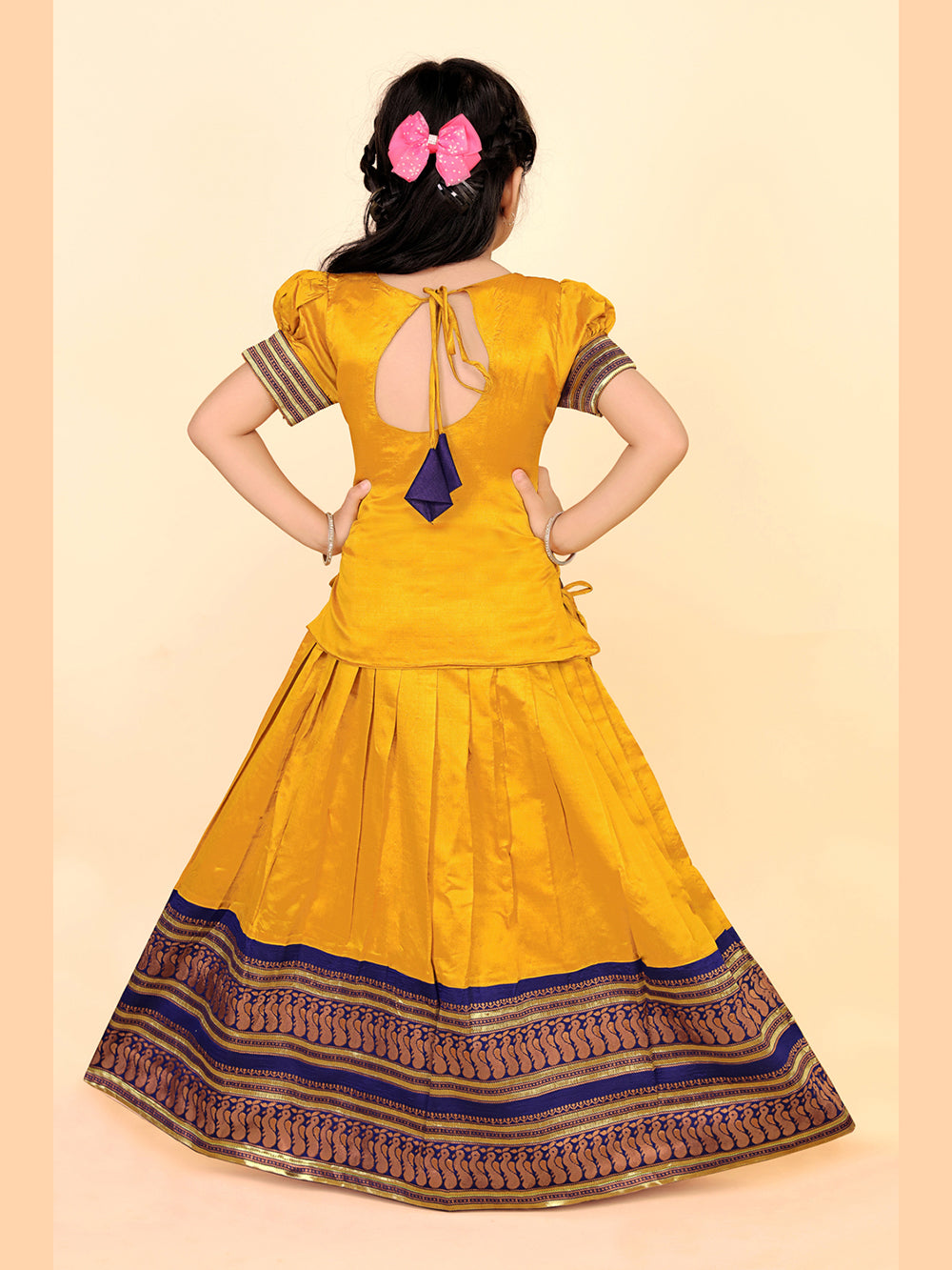 Baby Girls Ethnic Wear Printed Lehenga Set