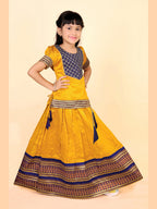 Baby Girls Printed Lehenga Choli Set – Festive Ethnic Wear