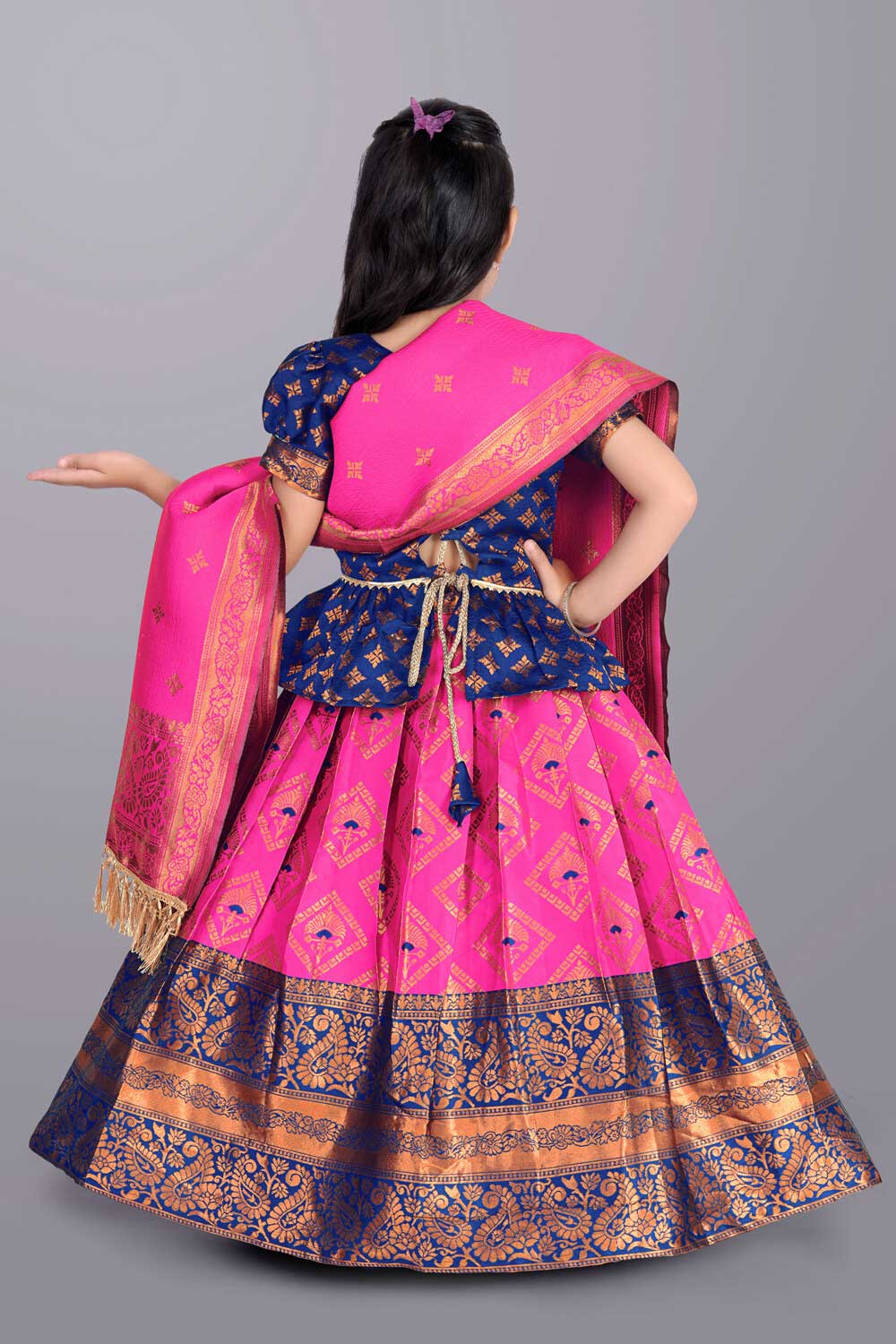 Girls Printed Lehenga Choli with Dupatta – Festive Ethnic Wear