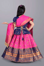 Girls Printed Lehenga Choli with Dupatta – Festive Ethnic Wear