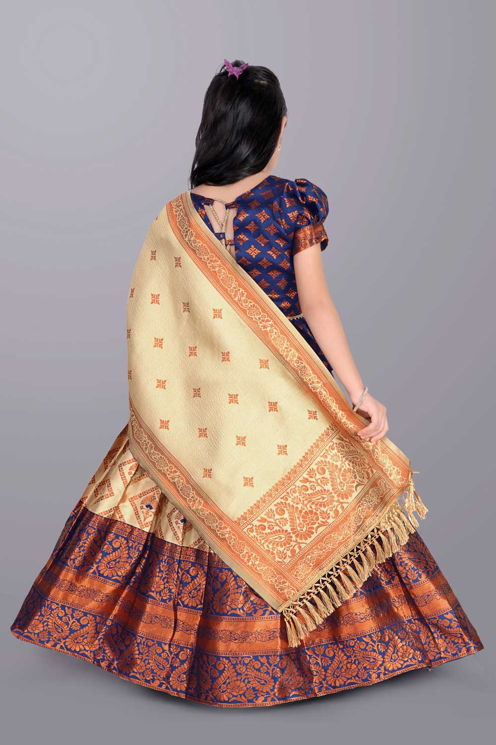 Girls Printed Lehenga Choli with Dupatta – Festive Ethnic Wear