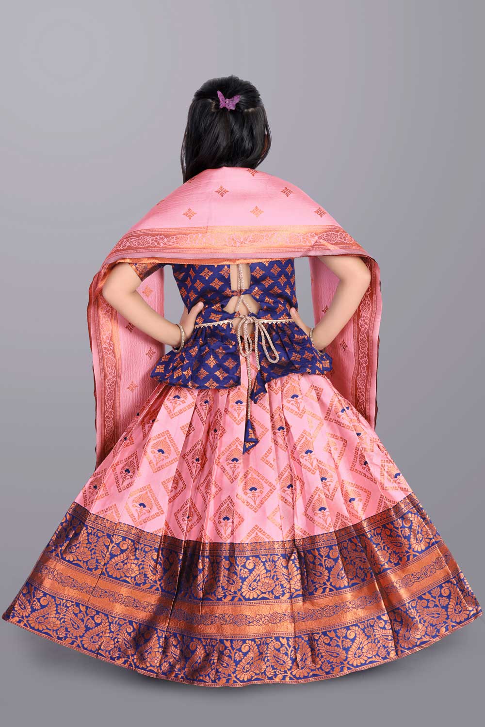 Ethnic Wear Printed Lehenga, Choli and Dupatta Set