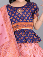 Girls Printed Lehenga Choli with Dupatta – Festive Ethnic Wear