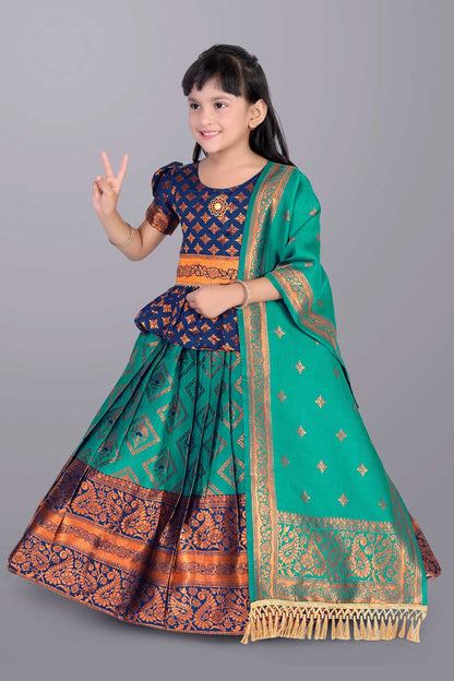 Ethnic Wear Printed Lehenga, Choli and Dupatta Set