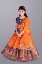 Girls Printed Lehenga Choli with Dupatta – Festive Ethnic Wear