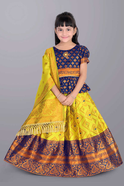 Ethnic Wear Printed Lehenga, Choli and Dupatta Set