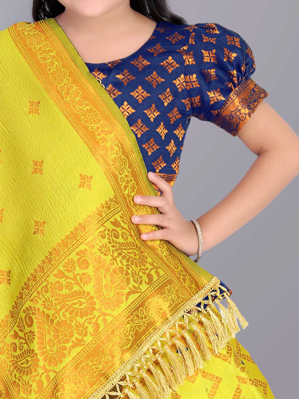 Girls Printed Lehenga Choli with Dupatta – Festive Ethnic Wear