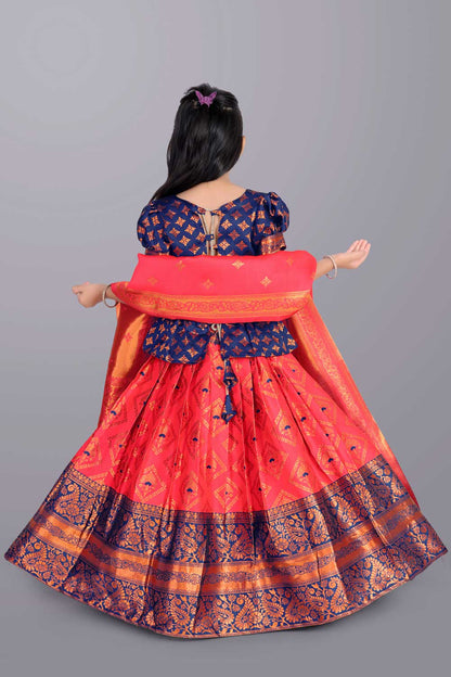 Ethnic Wear Printed Lehenga, Choli and Dupatta Set