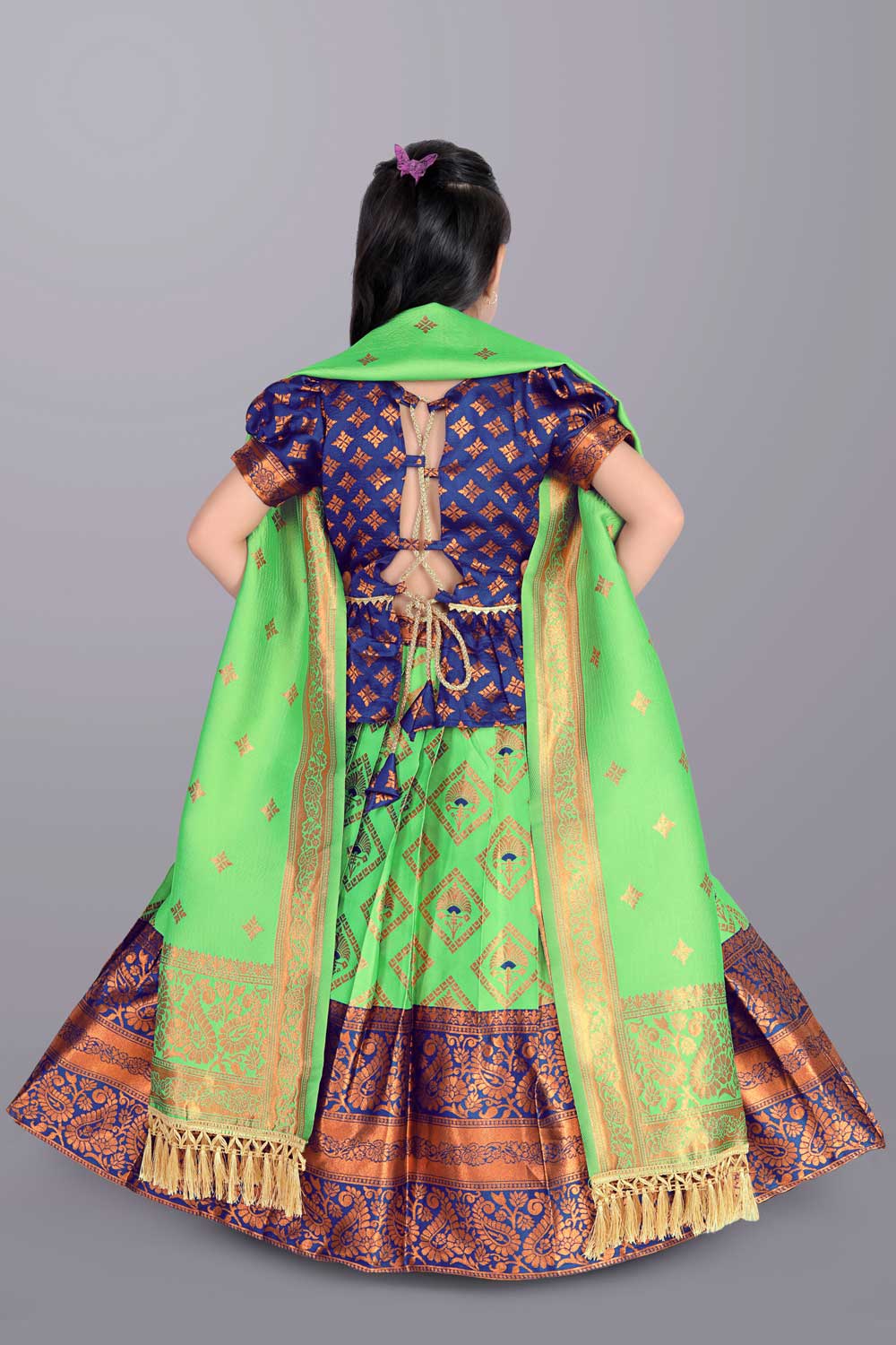 Girls Printed Lehenga Choli with Dupatta – Festive Ethnic Wear