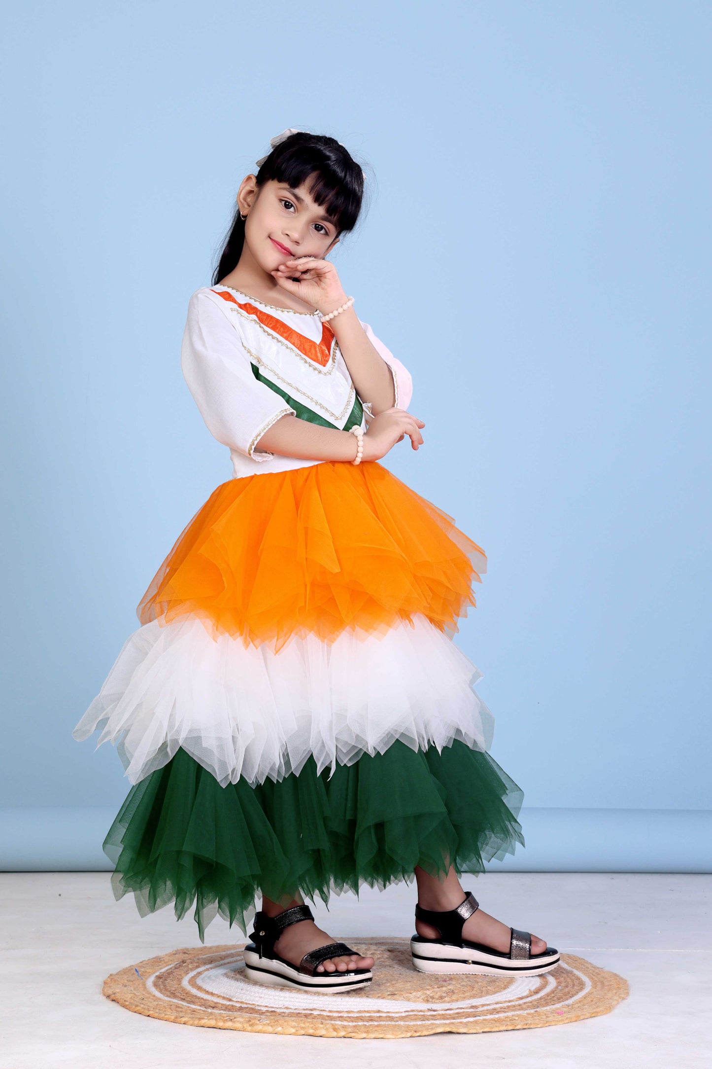 Tiranga Dress Kids Costume Wear