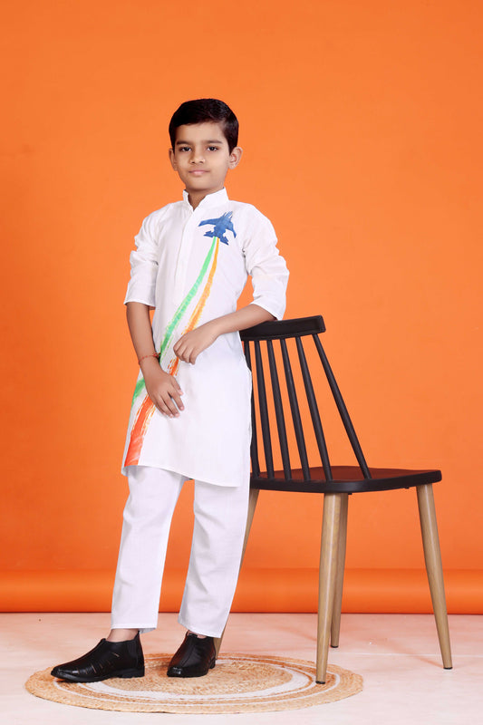 Boys Inadian Festive Kurta and Pyjama Set