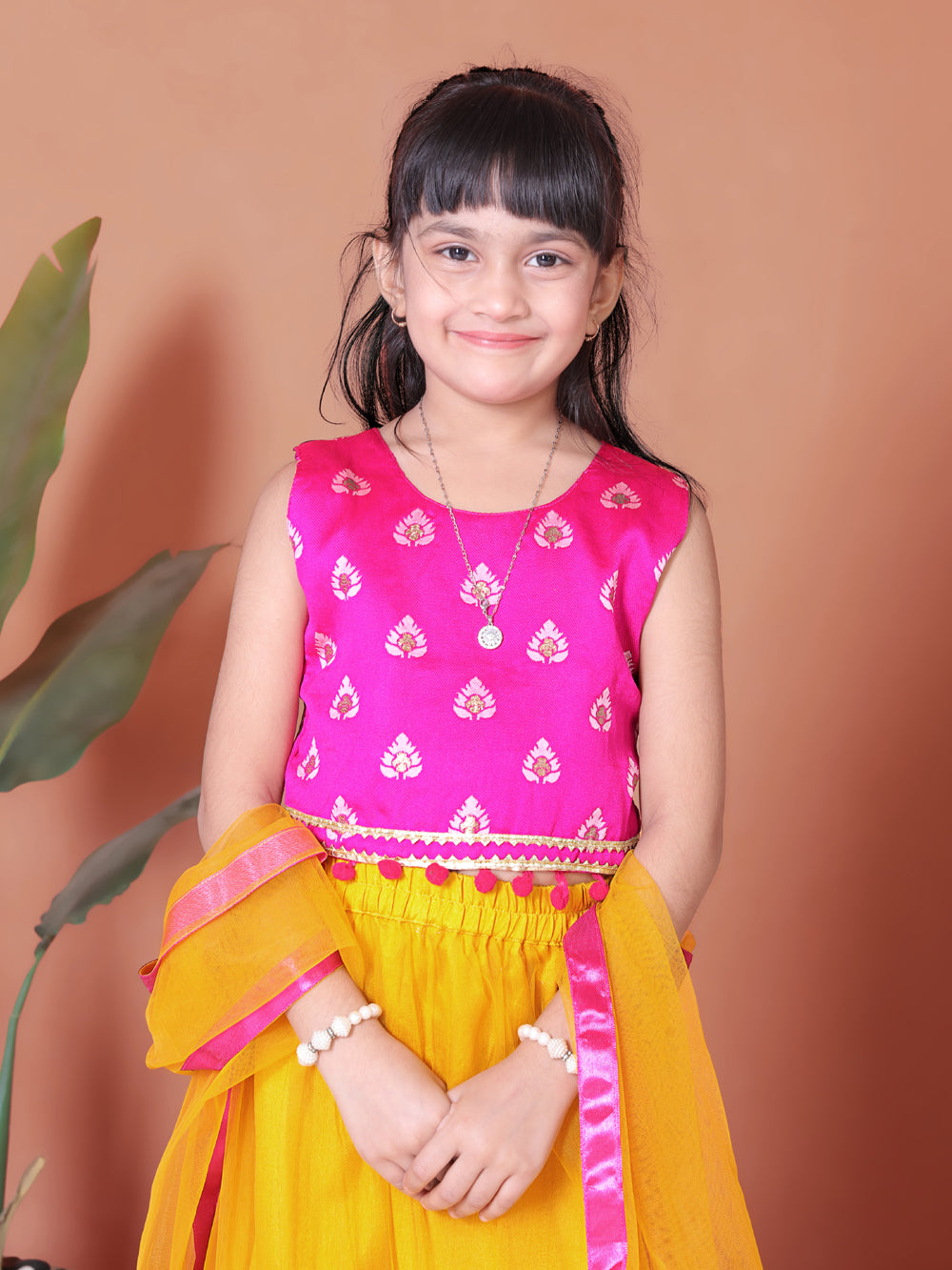 Embriodery Lehenga Choli and Dupatta Set for Girls