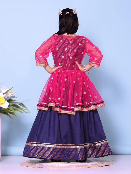 Baby Girls Lehenga Choli Ethnic Wear Embellished Lehenga Choli