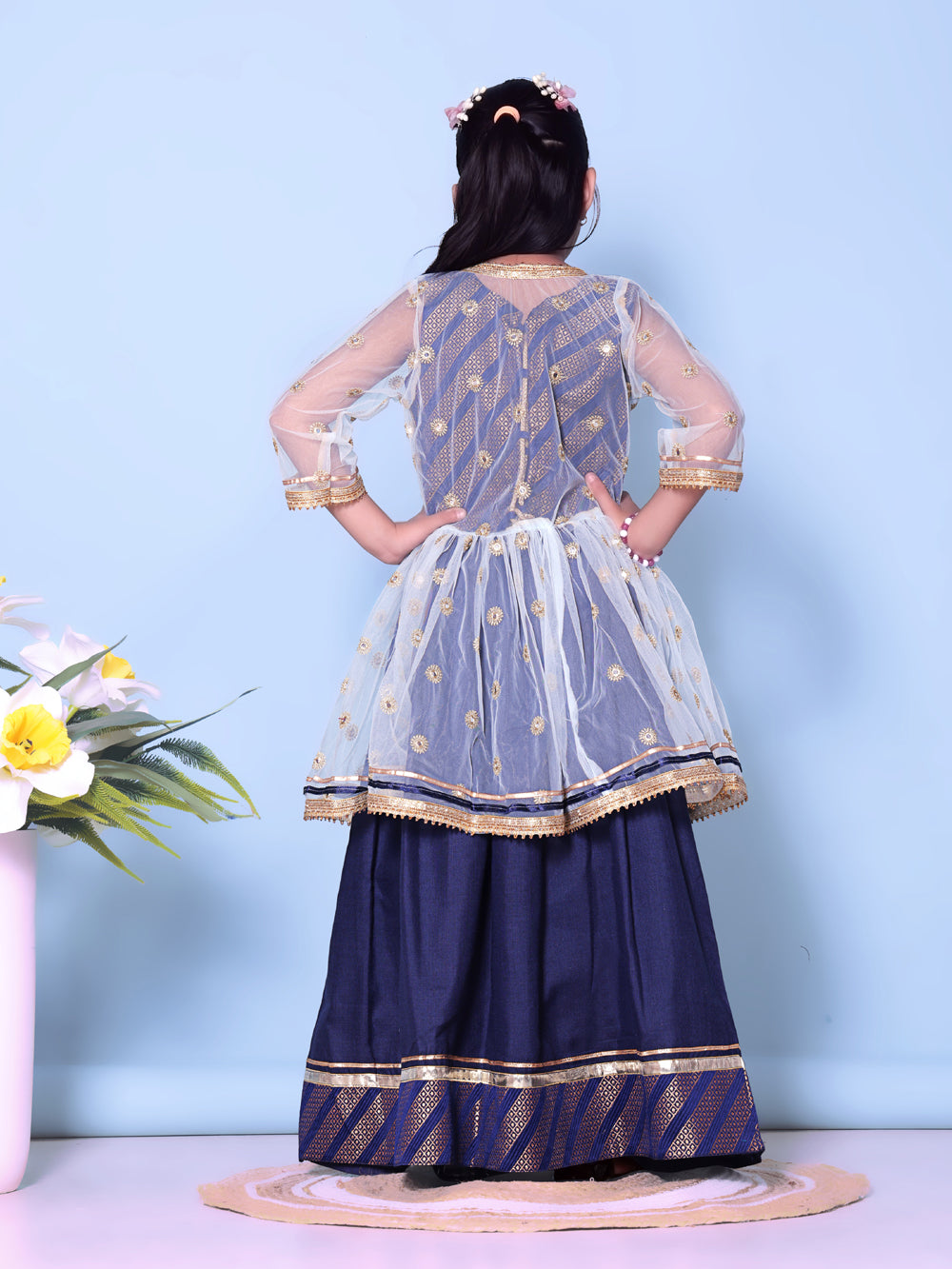 Baby Girls Lehenga Choli Ethnic Wear Embellished Lehenga Choli