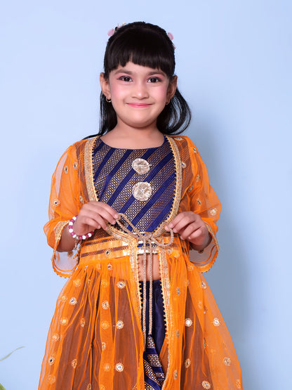 Baby Girls Lehenga Choli Ethnic Wear Embellished Lehenga Choli