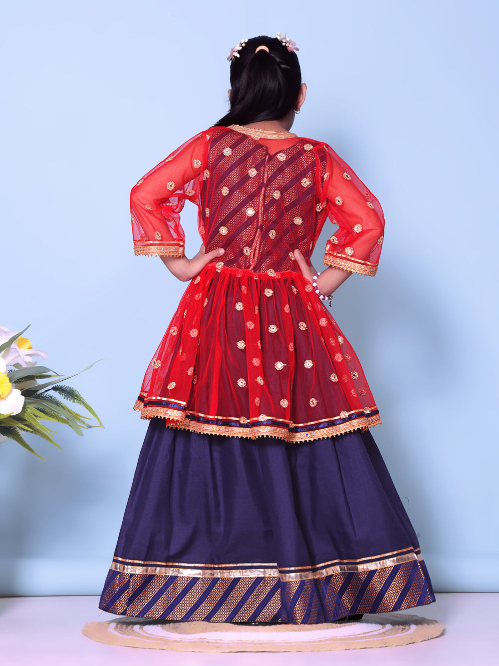 Baby Girls Lehenga Choli Ethnic Wear Embellished Lehenga Choli