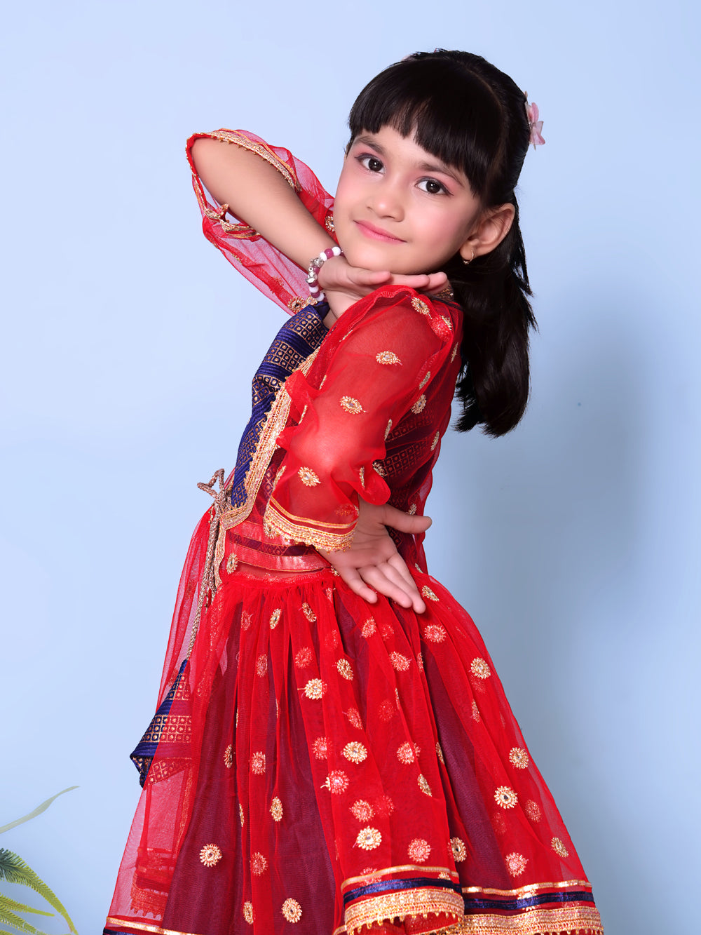 Baby Girls Lehenga Choli Ethnic Wear Embellished Lehenga Choli