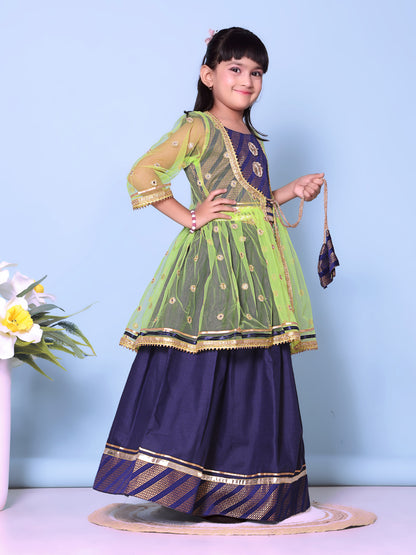 Baby Girls Lehenga Choli Ethnic Wear Embellished Lehenga Choli