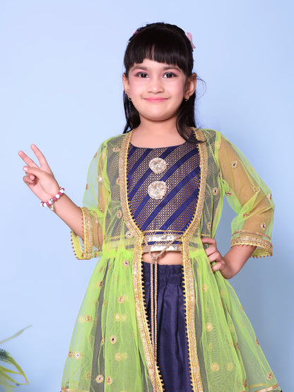 Baby Girls Lehenga Choli Ethnic Wear Embellished Lehenga Choli
