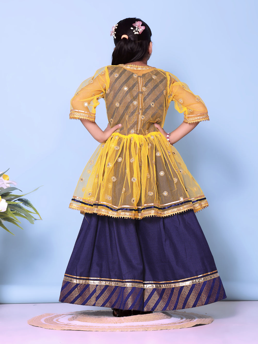 Baby Girls Lehenga Choli Ethnic Wear Embellished Lehenga Choli